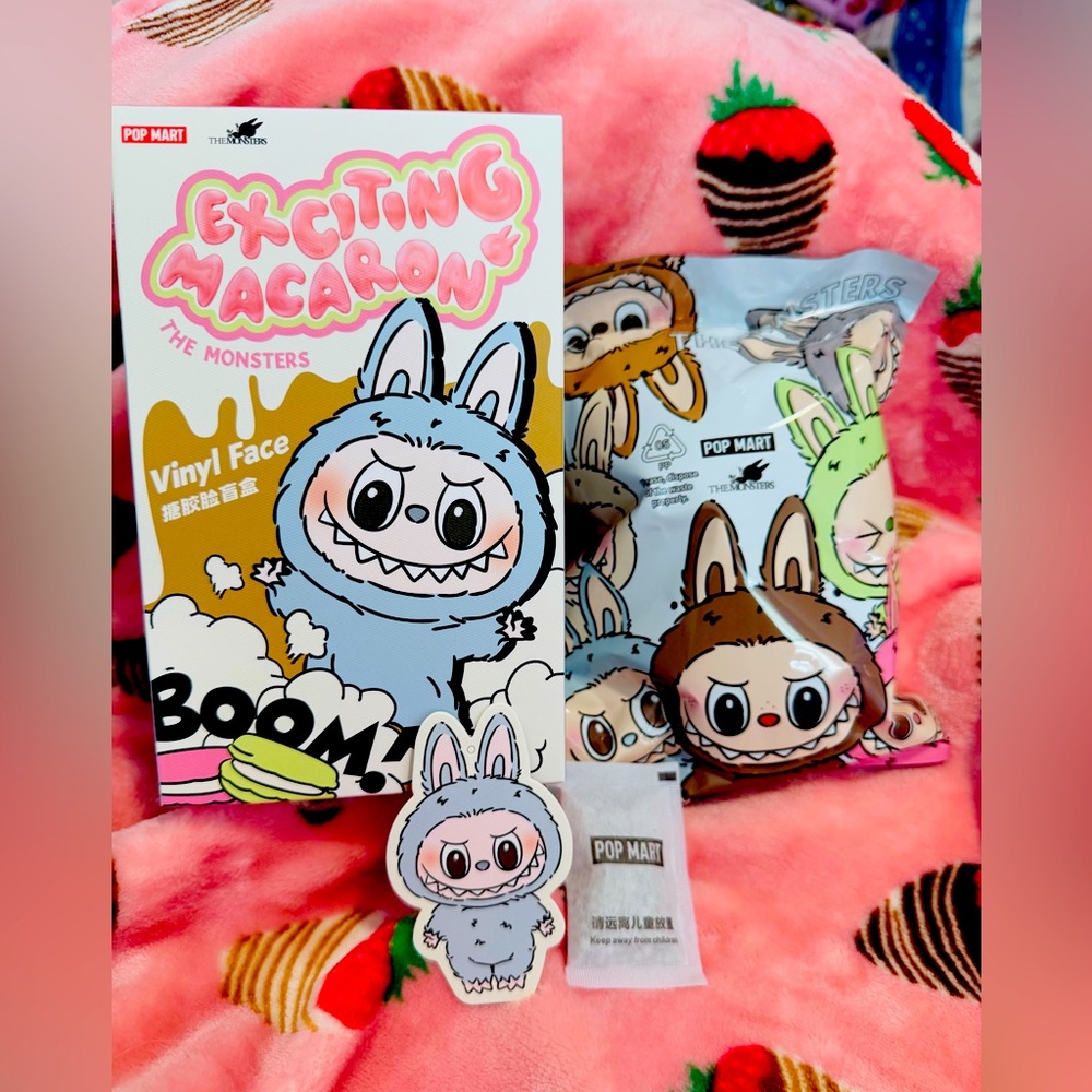 ♥️sold♥️ Labubu Exciting Macaron Sea Salt Coconut New in package